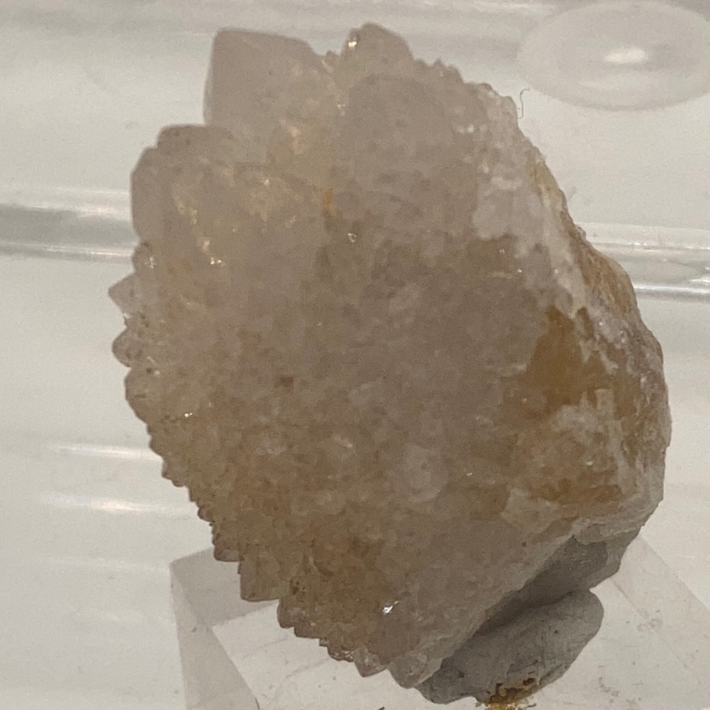 Citrine included Pale Lavender Spirit Quartz
